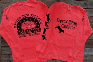 Dancin Heifer Cattle Co; Cow Kissers Tshirt