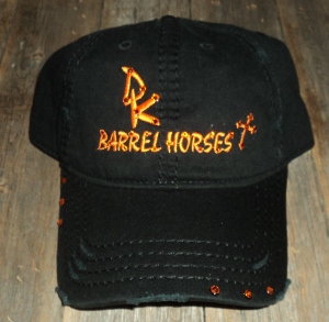 Ducky Keller Barrel Horses distressed Hat