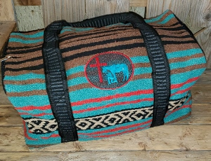 Duffle peyote weekender pray cross