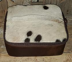 Cowhide cosmetic case
