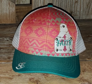Hat SW Print Leather tag faith