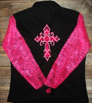 Rodeo Shirt; Tribal Cross