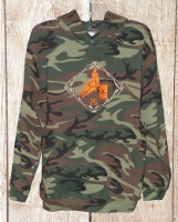 Hoody; Barbed Wire Barrel Racer