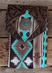phone case leather mint brown sw