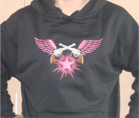 Hoody; Pistol Star Wings