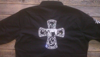 Rodeo Shirt; Praying Cowgirl Cross