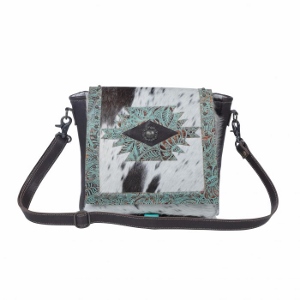 Purse leather hair on hide conceal carrry