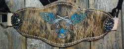 Bronc Halter; Turquoise Pistols